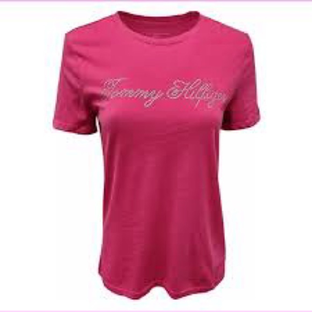 Tommy Hilfiger Fuchsia Short Sleeve Tee